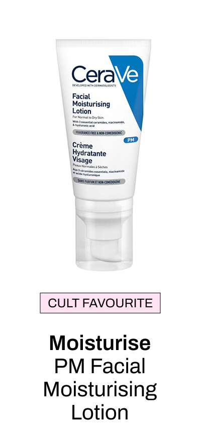 CeraVe PM Facial Moisturising Lotion with Ceramides for Normal to Dry Skin