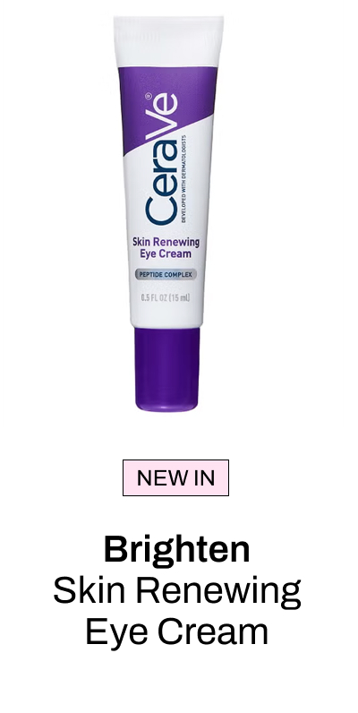 CeraVe Skin Renewing Eye Cream with Peptide Complex & Caffeine for Brighter Smoother Eyes
