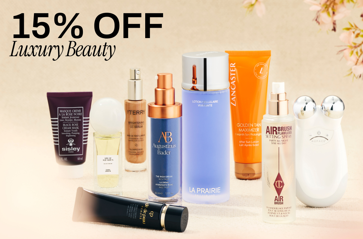 15% OFF LUXURY BEAUTY