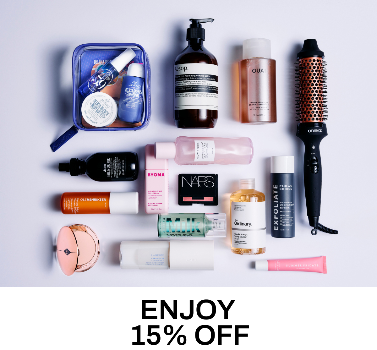 ENJOY 15% OFF