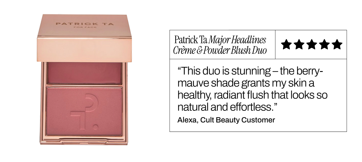 PATRICK TA Major Headlines Double-Take Cream and Powder Blush Duo