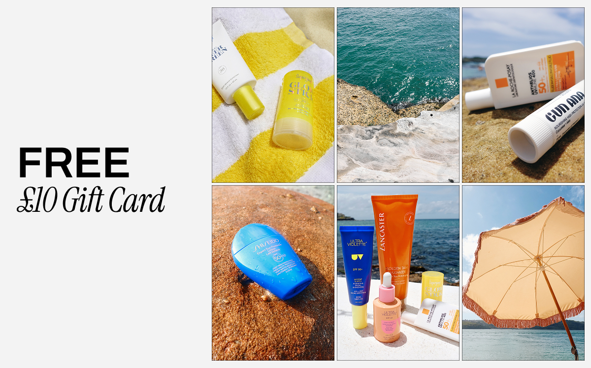 UNLOCK A £10 GIFT CARD WITH ANY £50 SPEND ON SUN & TAN