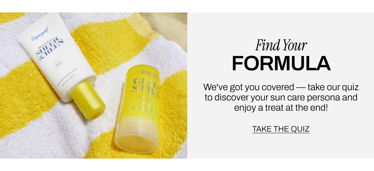 FIND YOUR FORMULA