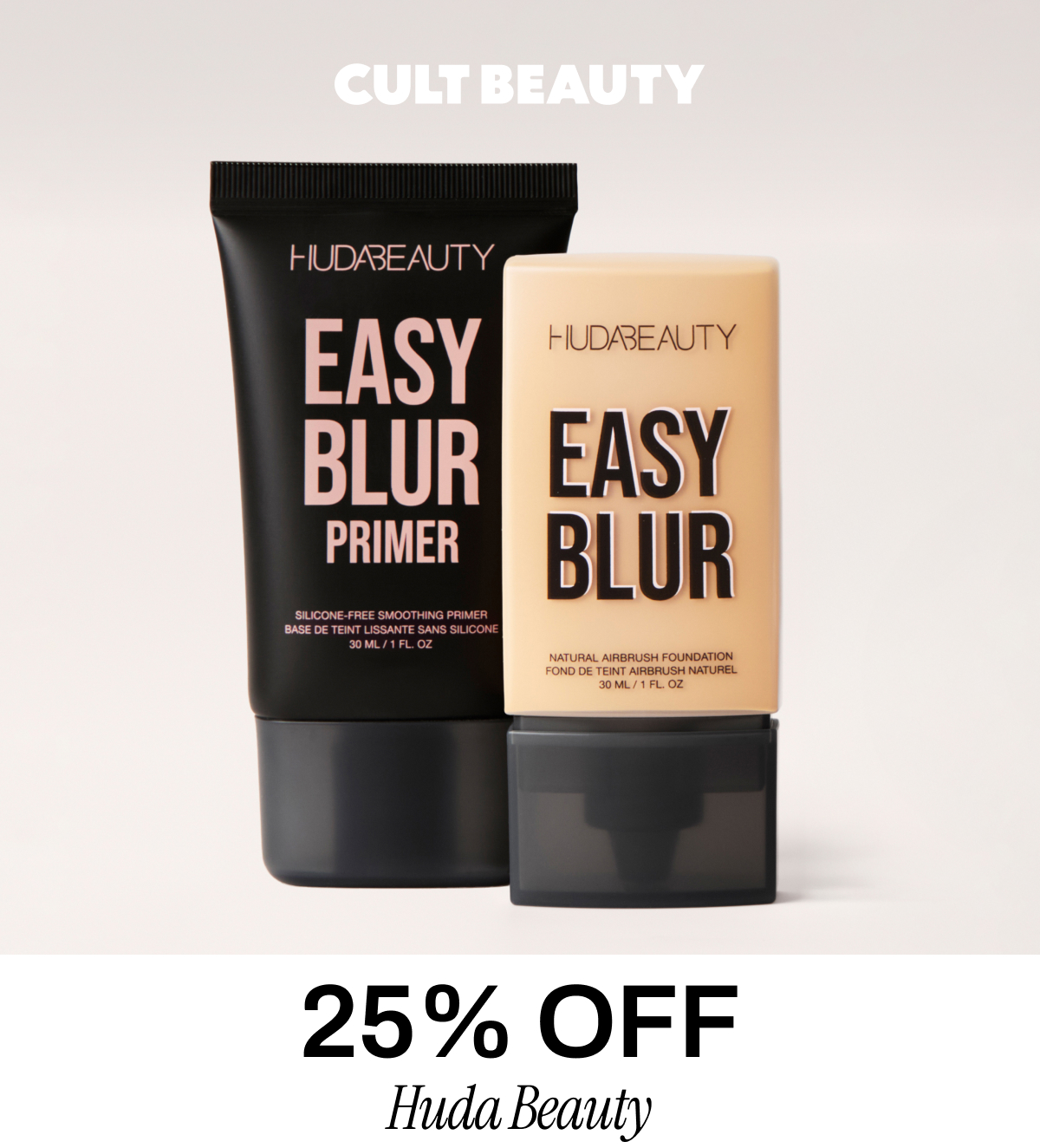 25% OFF HUDA BEAUTY