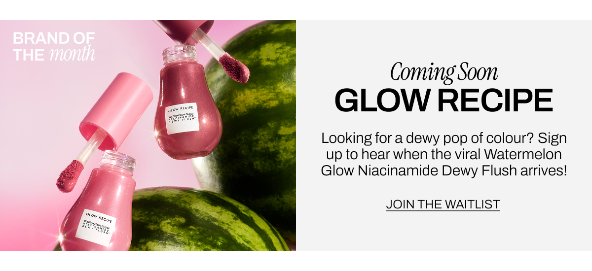 COMING SOON GLOW RECIPE