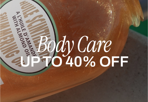 up to 40% off body care