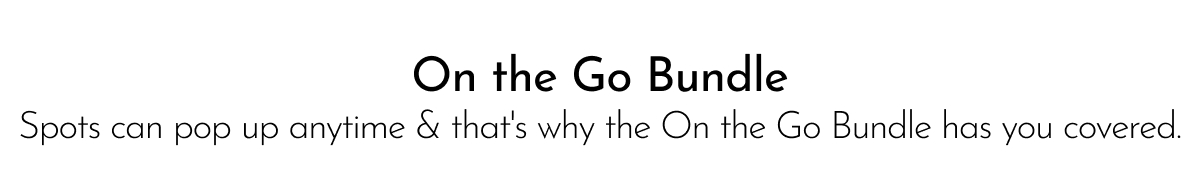 THE ON THE GO BUNDLE