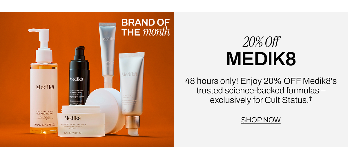 20% OFF MEDIK8