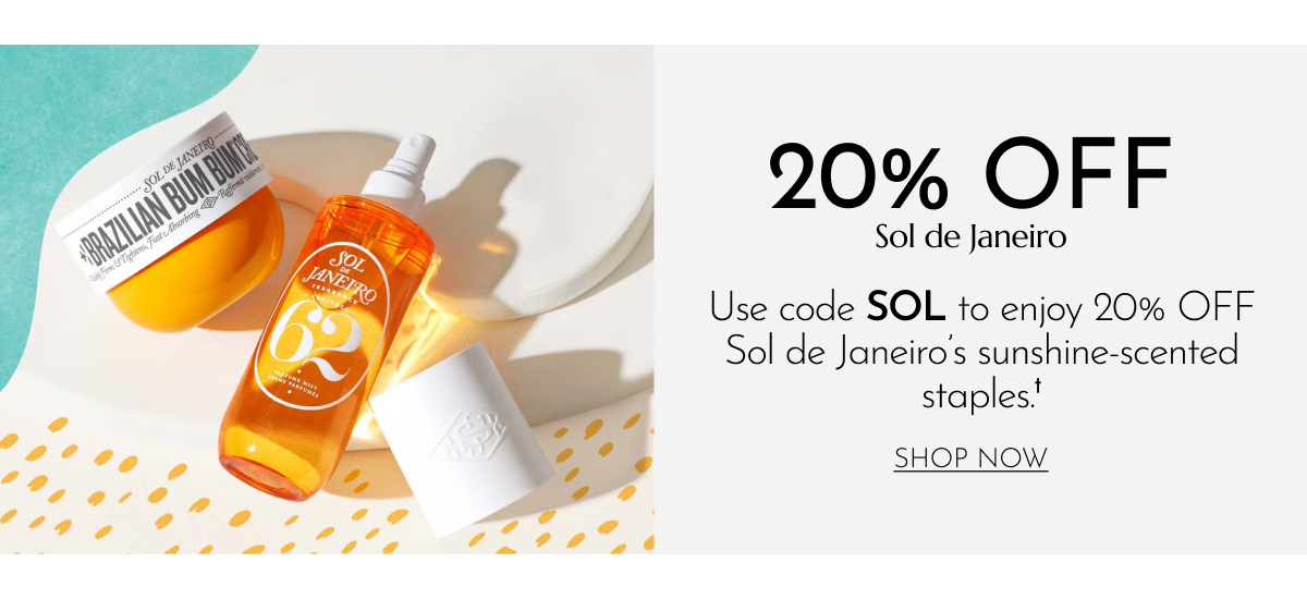 20% OFF SOL DE JANEIRO
