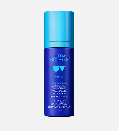 ULTRA VIOLETTE VIBRANT SCREEN SPF 50 ACTIVE FACIAL SKINSCREEN