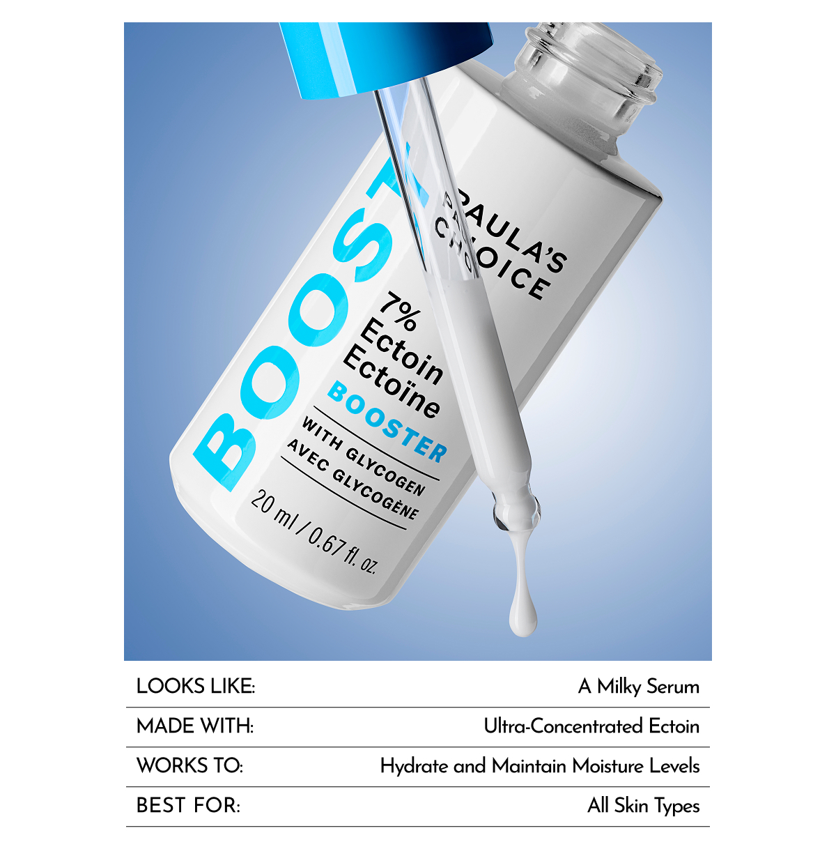 PAULA'S CHOICE 7% ECTOIN + HYALURONIC ACID MILKY HYDRATING SERUM