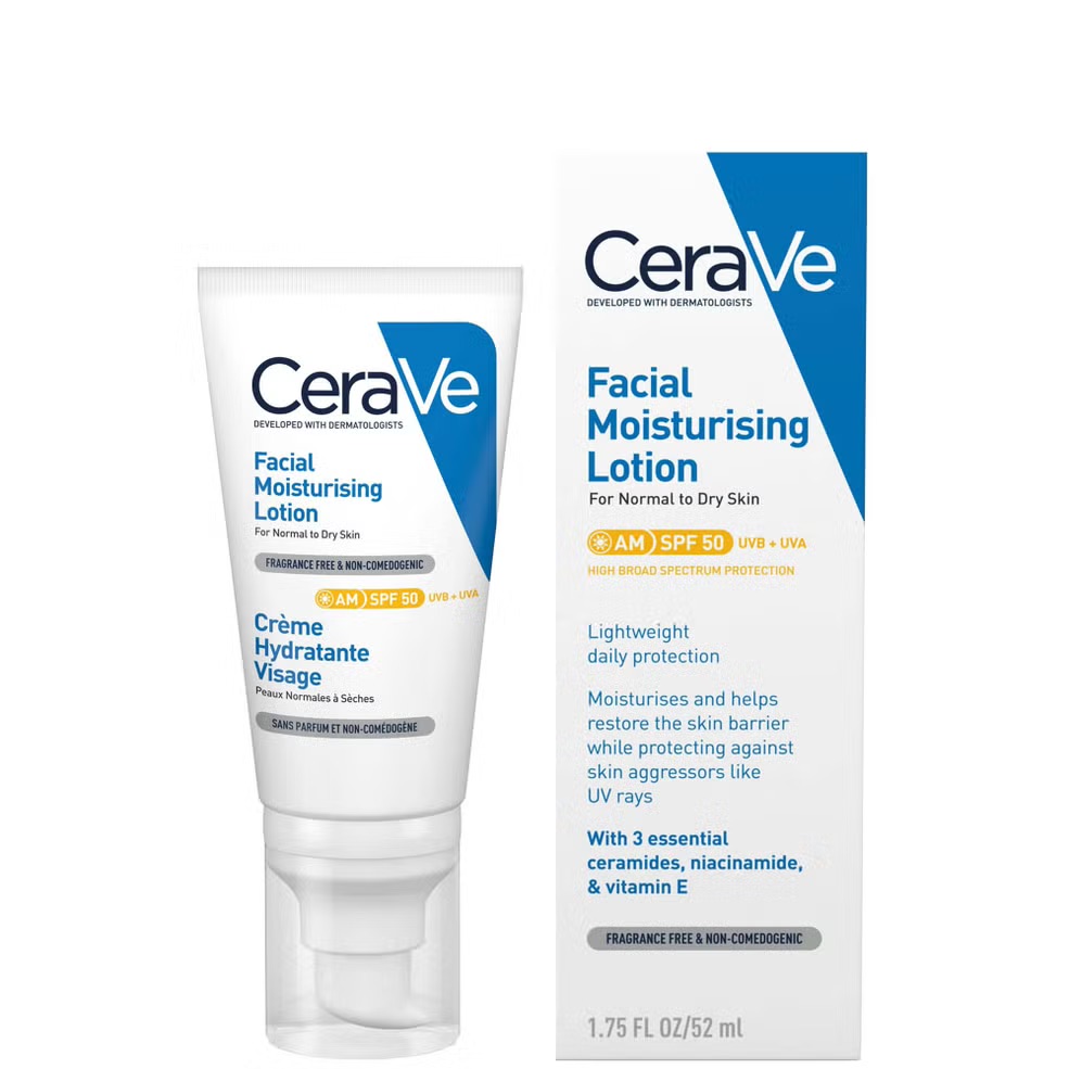 CERAVE AM Facial Moisturising Lotion SPF50