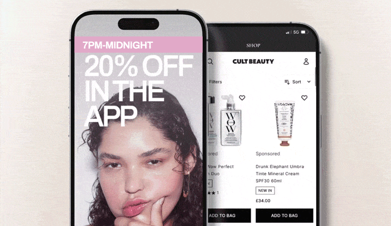 20% OFF IN THE APP
