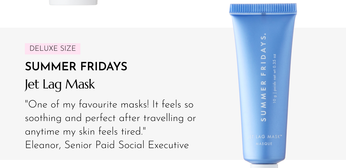SUMMER FRIDAYS JET LAG MASK