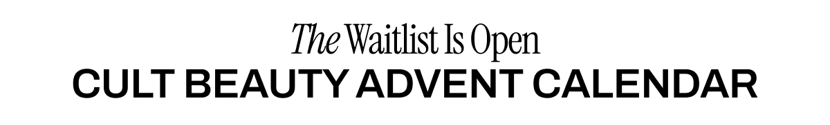 THE CULT BEAUTY ADVENT CALENDAR