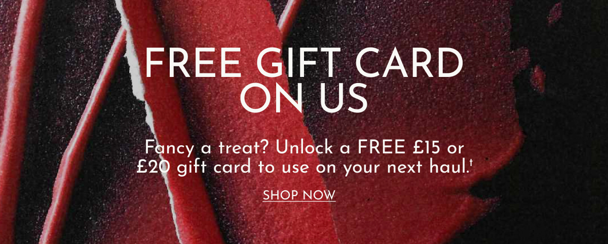 FREE GIFT CARD ON US