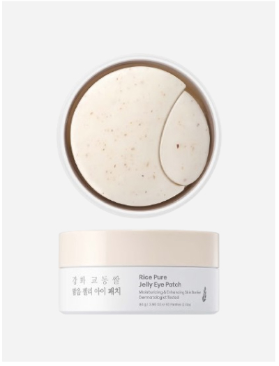 Thank You Farmer Rice Pure Jelly Hydrogel Brightening Eye Patches