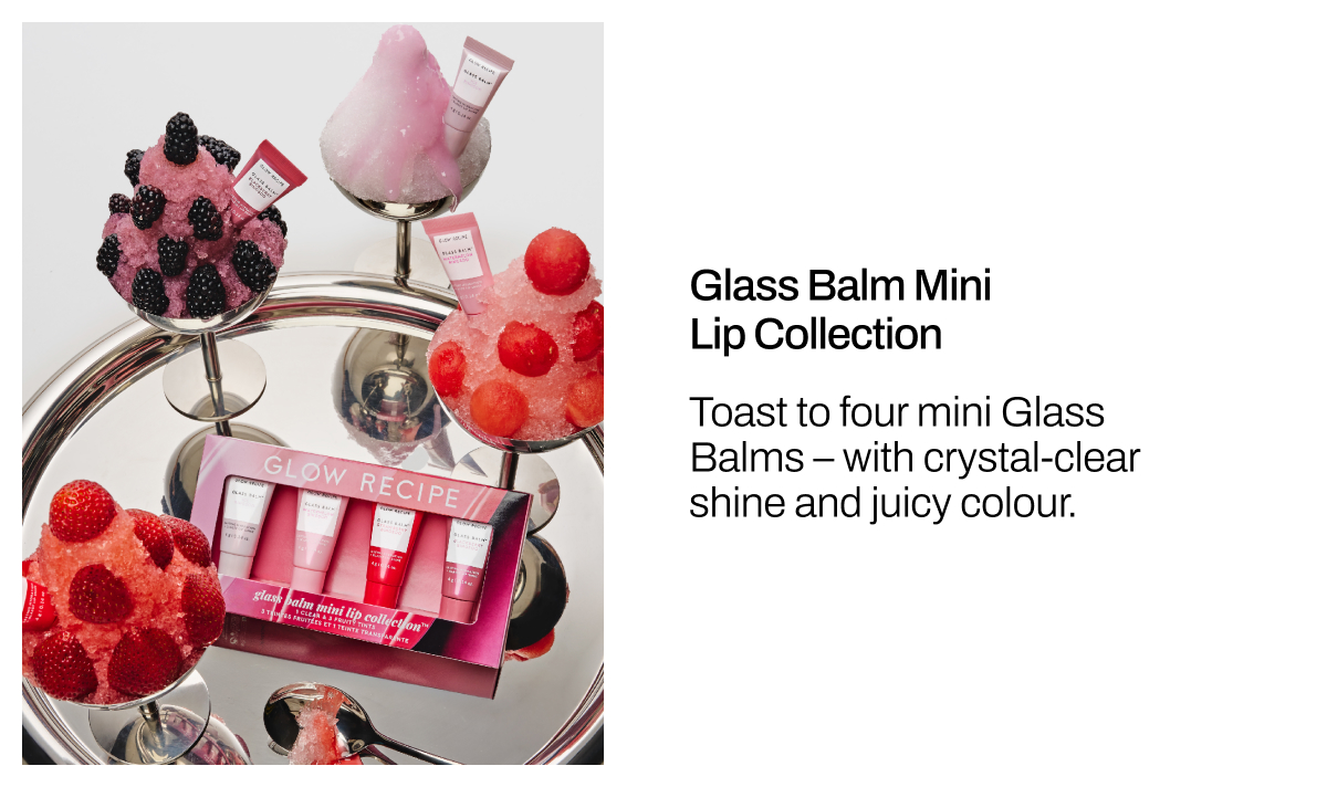 GLOW RECIPE GLASS BALM MINI LIP COLLECTION
