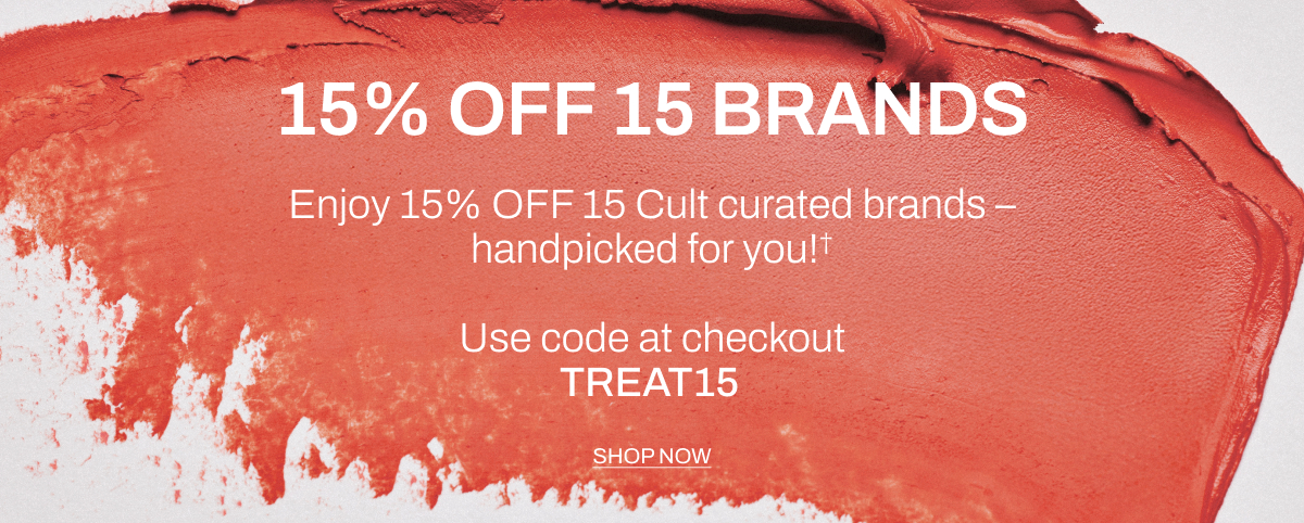 15% OFF 15 Brands