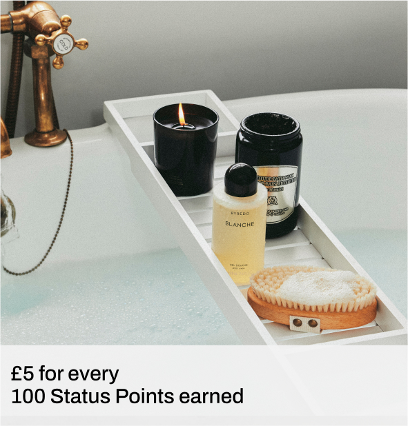 £5 FOR EVERY 100 STATUS POINTS EARNED