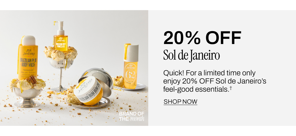 20% OFF SOL DE JANEIRO