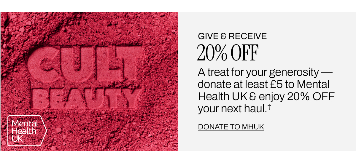 Donate £5 and unlock 20% OFF