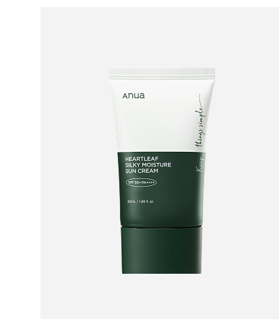 Anua SPF 50 Silky Moisture Sun Cream