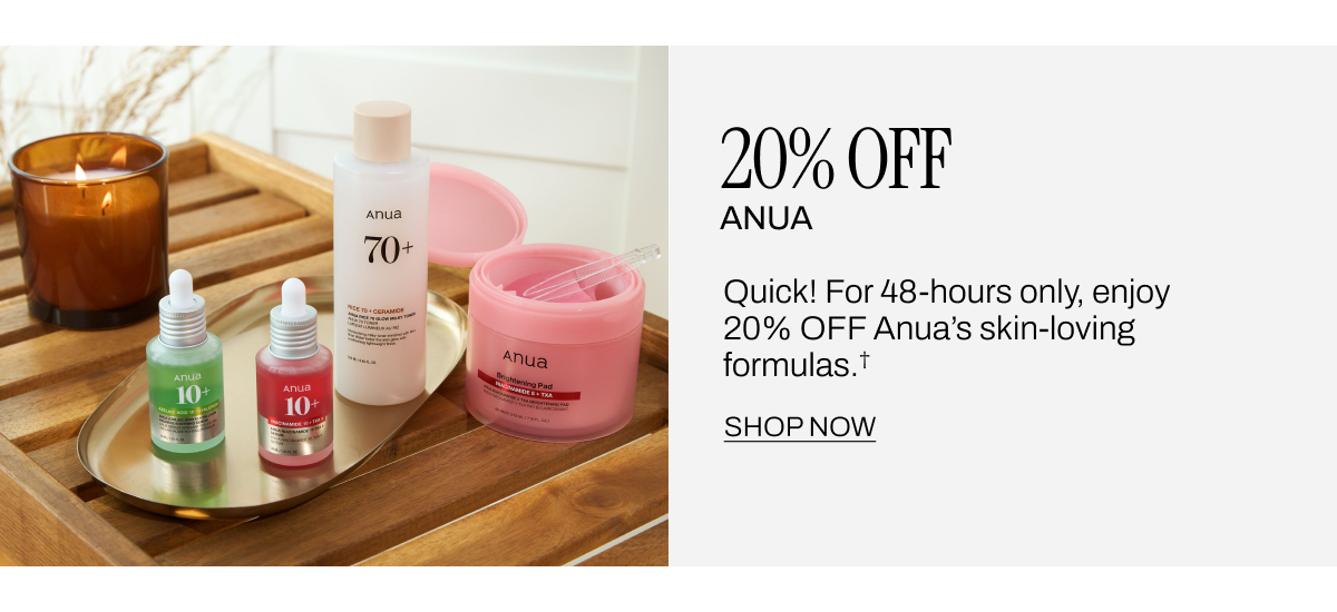20% OFF ANUA