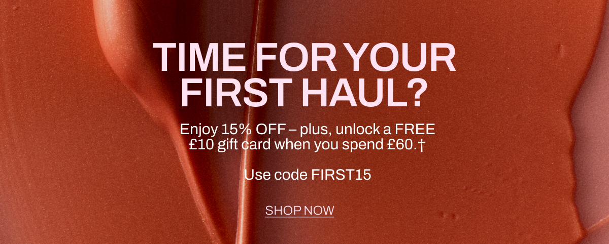 15% OFF YOUR FIRST ORDER