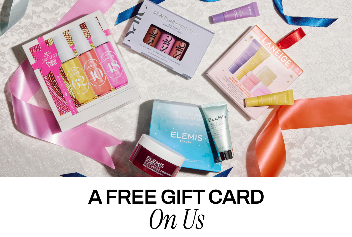A FREE GIFT CARD ON US