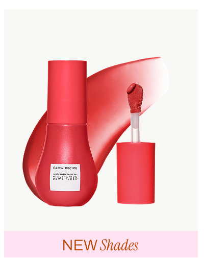 Glow Recipe Watermelon Glow Niacinamide Dewy Flush - Brightening Serum Blush - Cherry
