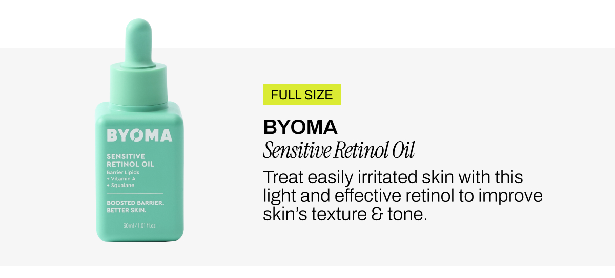 BYOMA SENSITIVE RETINOL OIL