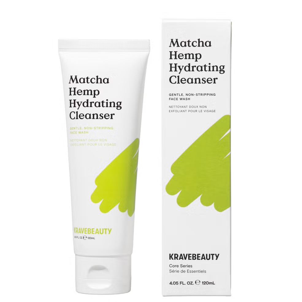 KRAVEBEAUTY Matcha Hemp Hydrating Cleanser