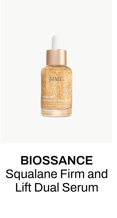 BIOSSANCE Squalane & Firm and Lift Dual Serum