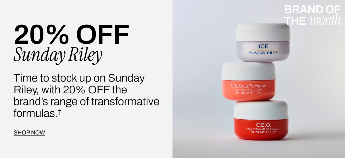20% OFF SUNDAY RILEY