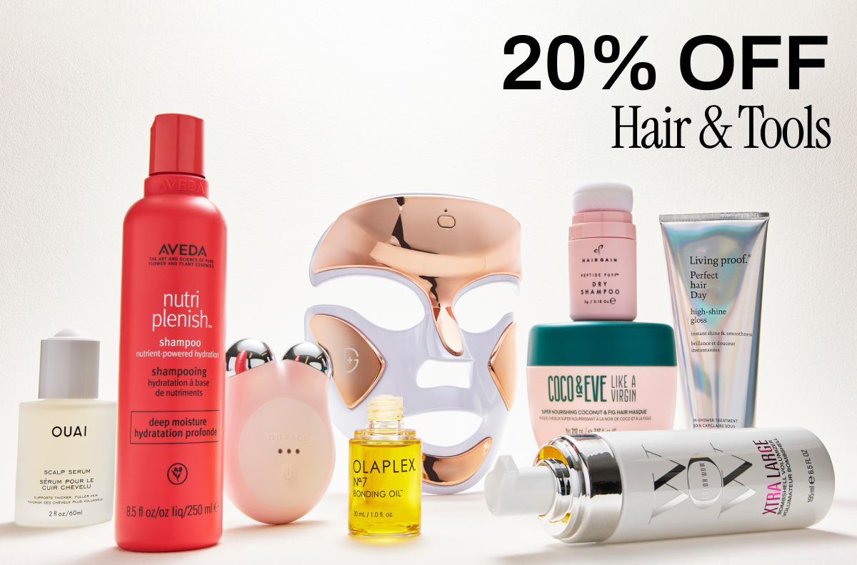 20% OFF HAIR AND TOOLS
