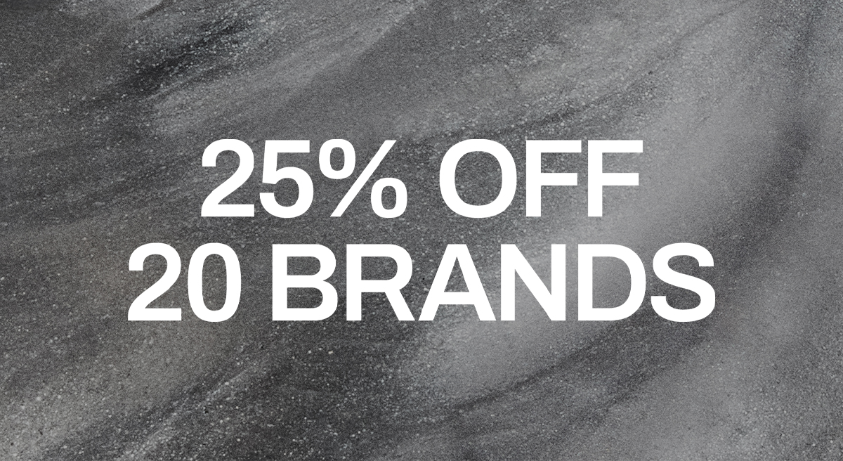 25% OFF 20 BRANDS