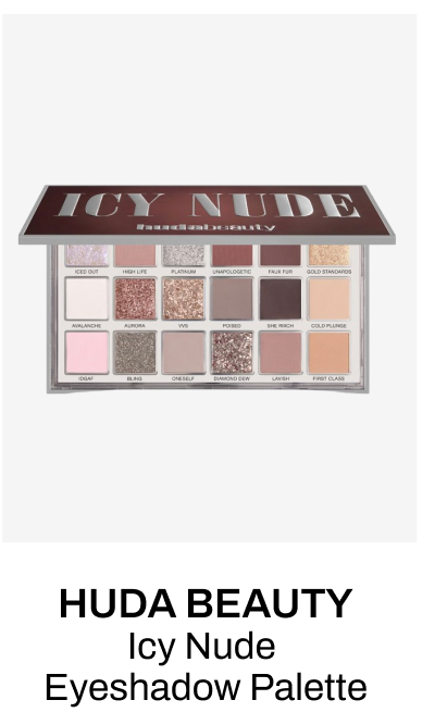 HUDA BEAUTY ICY NUDE EYESHADOW PALETTE