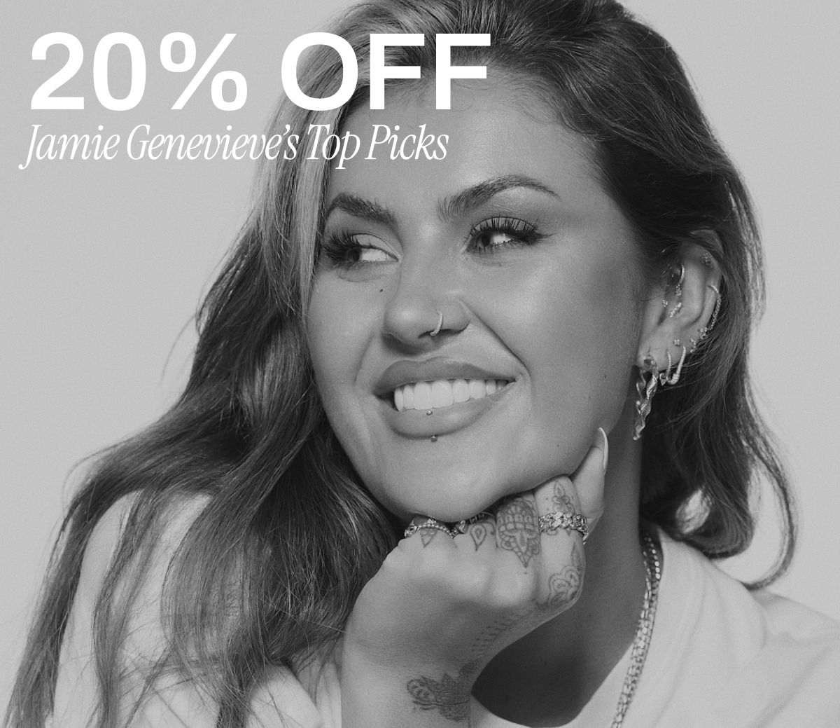 20% OFF Jamie Genevieve's Top Picks