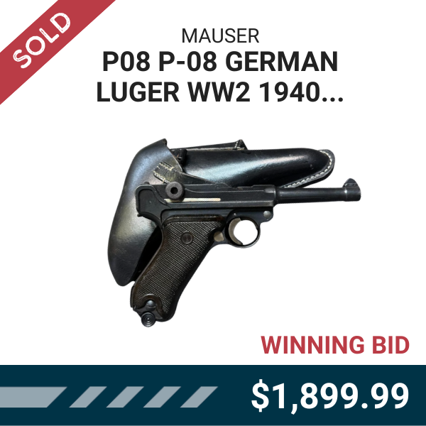 Recently Ended: MAUSER P08 P-08 German Luger WW2 1940 Russian Capture