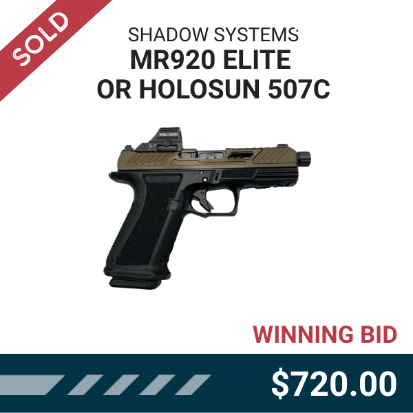 Recently Ended: SHADOW SYSTEMS MR920 ELITE OR HOLOSUN 507C