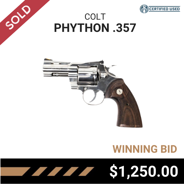 SOLD: COLT PYTHON .357