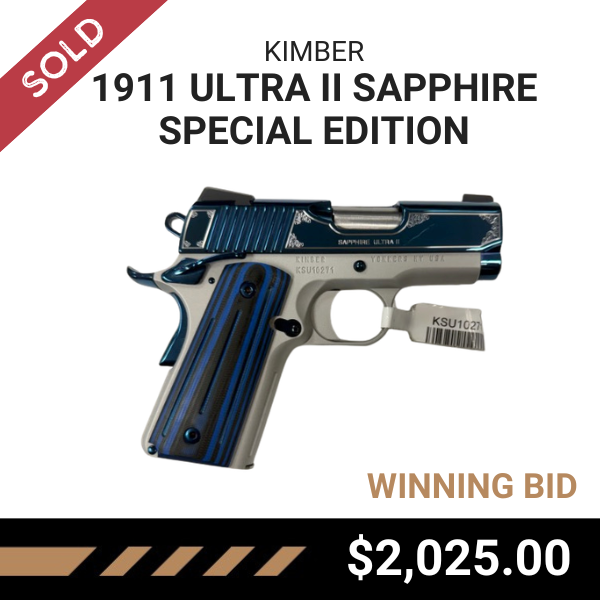SOLD: KIMBER 1911 ULTRA II SAPPHIRE SPECIAL EDITION