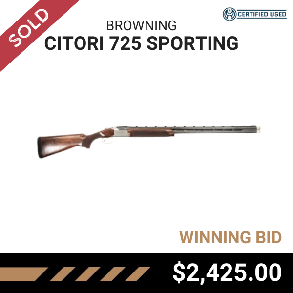 SOLD: BROWNING CITORI 725 SPORTING