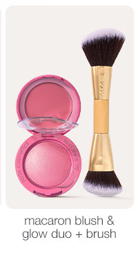 macaron blush & glow duo & brush
