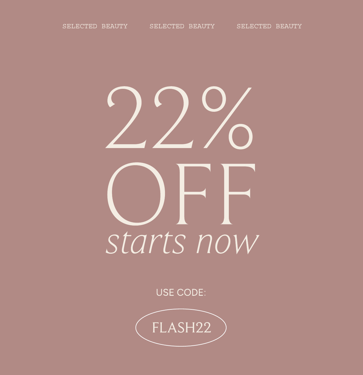 22 Percent Off