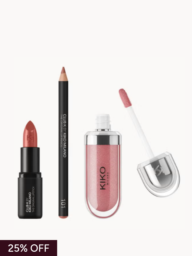 KIKO Milano Exclusive Deep Mauve Lip Trio