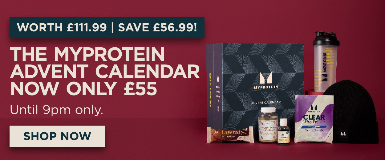 The Myprotein advent calendar now only £55