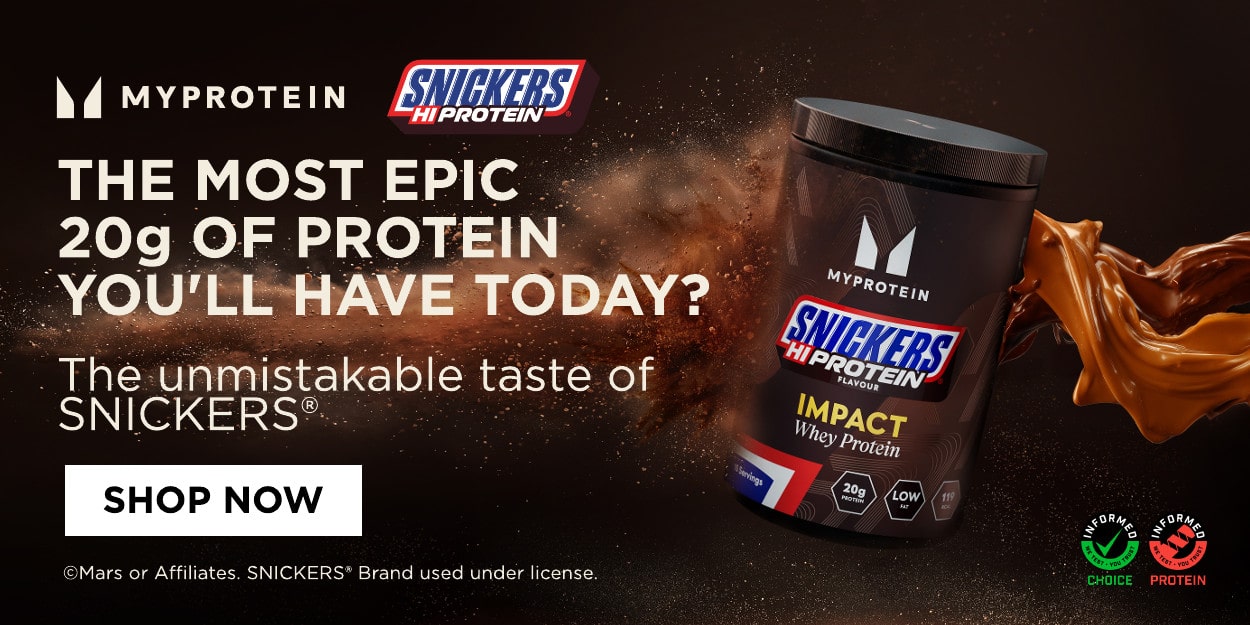 Myprotein x Snickers