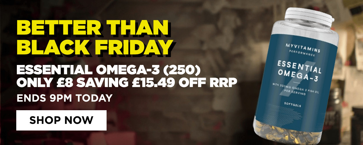 Better Than Black Friday. Essential Omega-3 (250) Only £8